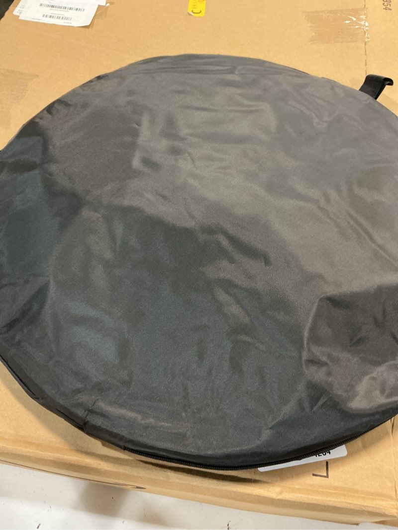 Condition photo showing Good Condition for Portable Green Screen Chair, 57 in Greenscreen Backdrop with Stand Double Sided Foldable Green Background, Chroma Key, for Photography Streaming Gaming Photo Zoom Video Chats and Meeting