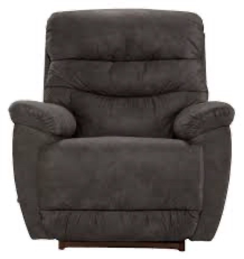 La-Z-Boy Joshua Grey Leather Rocker Recliner