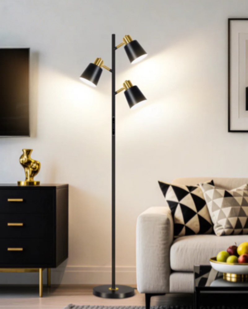 67\" tree floor lamp with remote control and 3 bulbs included
incomplete 