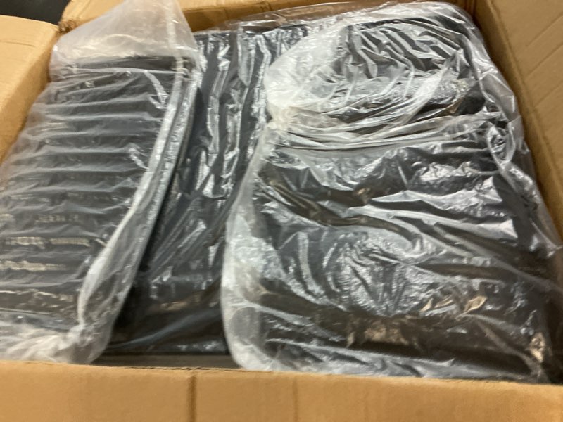 Condition photo showing Good Condition for tesla model y floor mats 2024 2023 2022 2021 2020, all weather floor liners full set, waterproof non-slip interior protection for model y 5 seater, front rear trunk frunk tesla y mats 9 pcs for model y (2020-2025.02 | 5 seater)