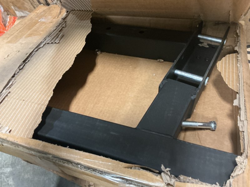 Condition photo showing As Is for (Incomplete)(only1 box) PeacefulHues 2 Ton Engine Hoist, 4400LBS Hydraulic Heavy Duty Crane Lifter with 6 Casters, Folding C