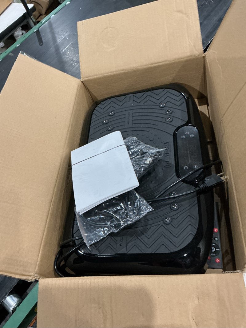 Condition photo showing Good Condition for vibration plate exercise machine for lymphatic drainage, vibration platform 450 lbs capacity(brick orange)