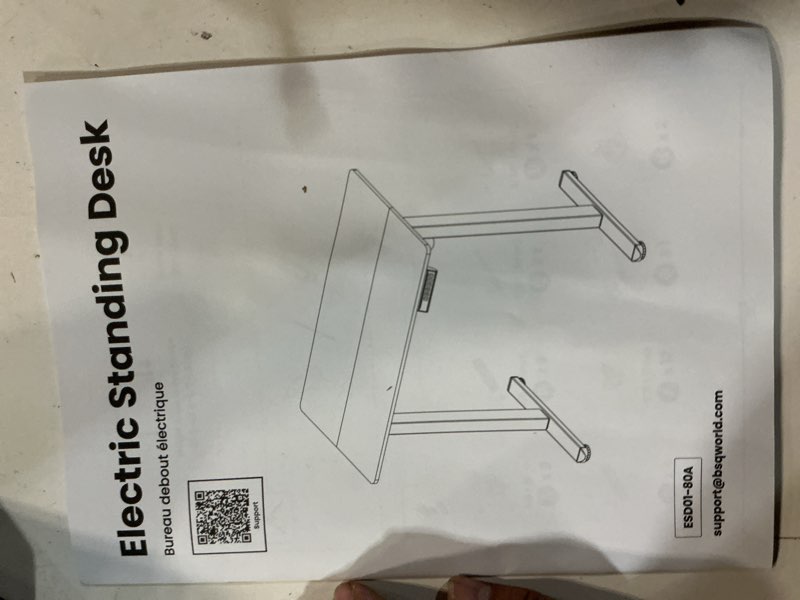 Condition photo showing Good Condition for ab-esd01 48? x 24? electric height adjustable standing desk