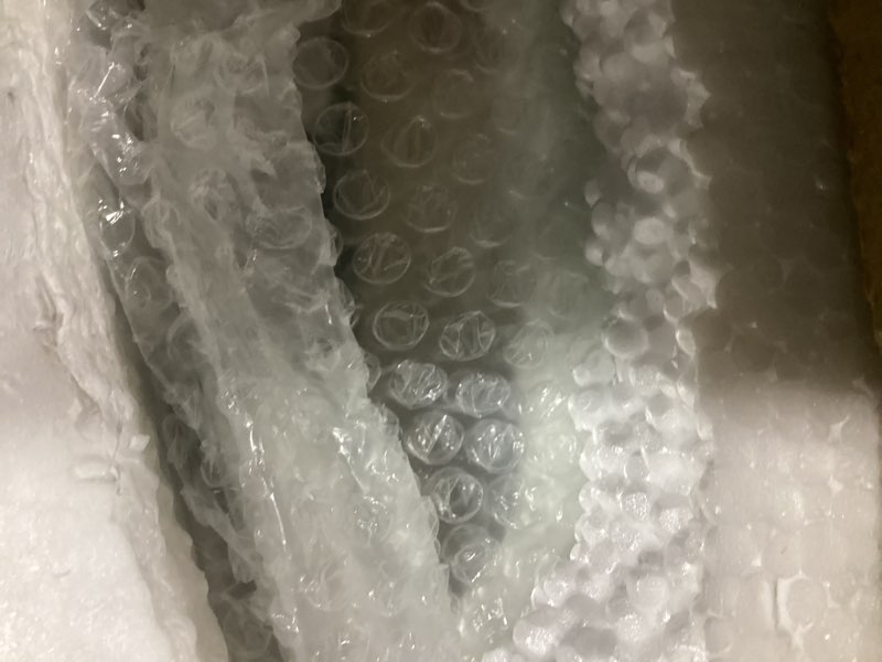 Condition photo showing Good Condition for kohros scalloped bathroom mirrors for over sink 18" x 24" silver frameless beveled edge wall mirror for bathroom vanity entryway scalloped 18"l x 24"w