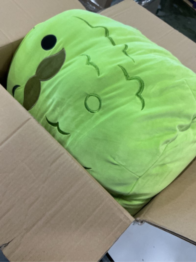 Condition photo showing New/Like New for Squishmallows Original 24-Inch Charles Pickle with Mustache - Official Jazwares Plush (Jumbo)
