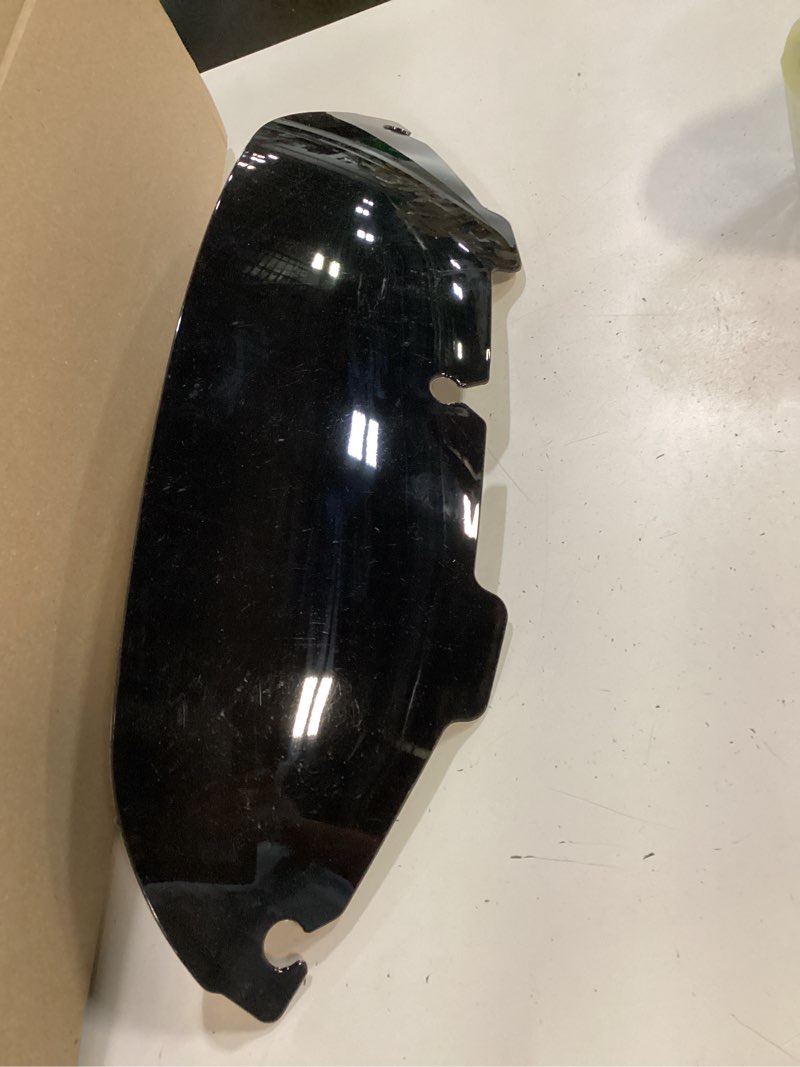 Condition photo showing Good Condition for motorcycle 4.5" round windscreen windshield fit for 2014-2021 harley electra glide, street glide, ultra limited and tri glide (black)