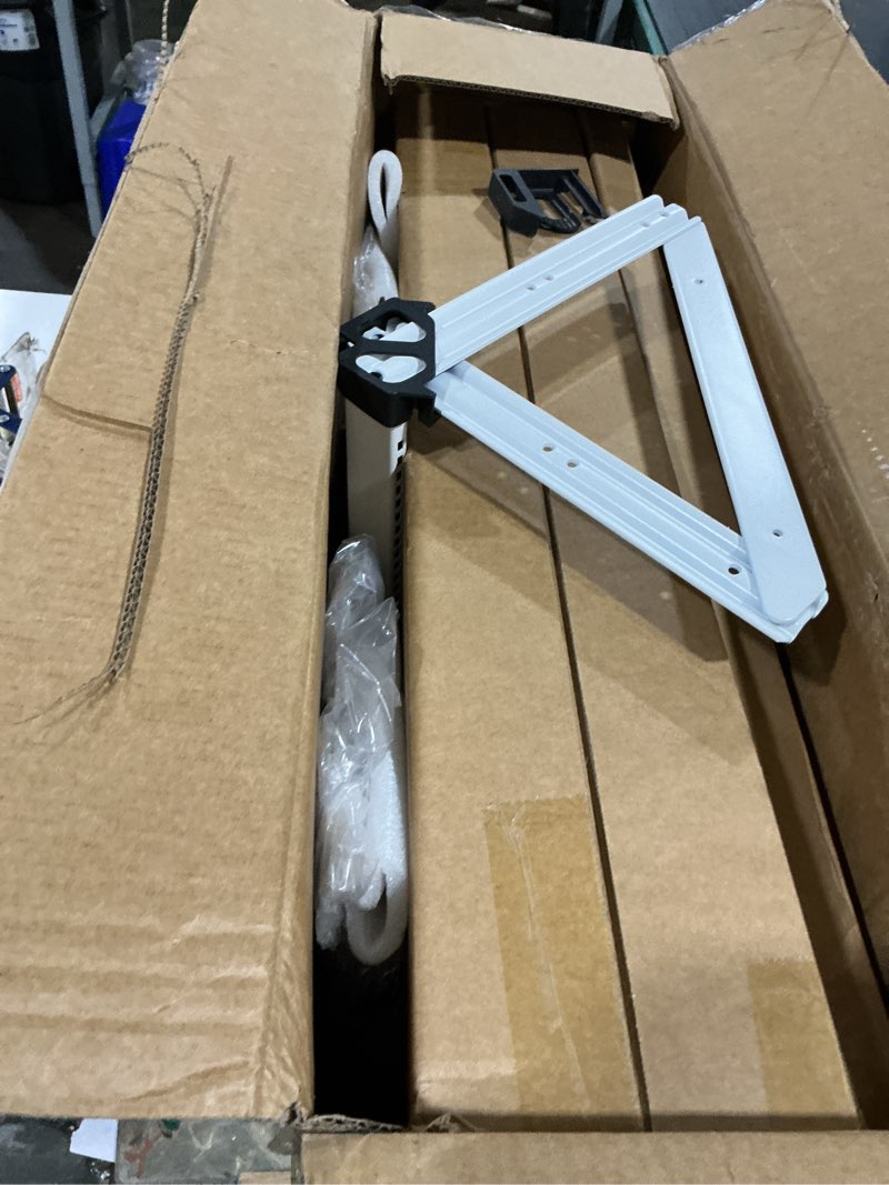 Condition photo showing Good Condition for 2 piece bed rails for king size bed, no-drill needed baby bed rail guard for toddlers with height adjustable, thickened child safety side railing guards/bedrail for kids, white/grey, 74.8x78.7inches 2 sides for king size(no-nail required) grey/white