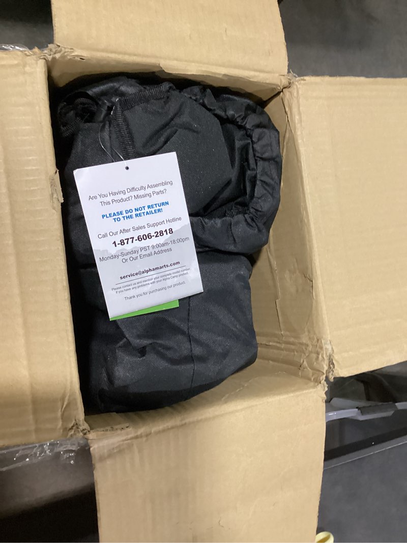 let's camp oversized camping chairs 29.52" high back heavy duty lawn chair support 500lbs, portable 