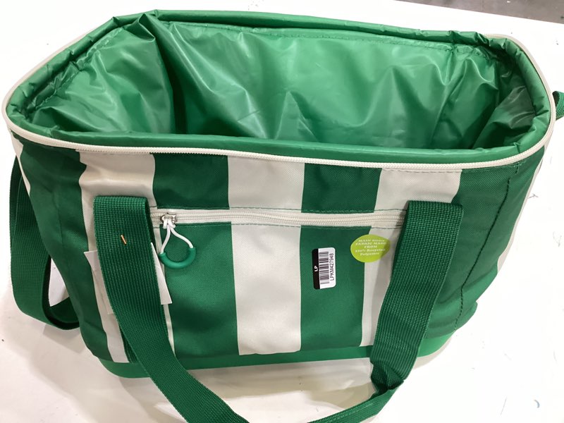 Condition photo showing As Is for 24 cans/20.7 qt soft sided cooler green - sun squad™