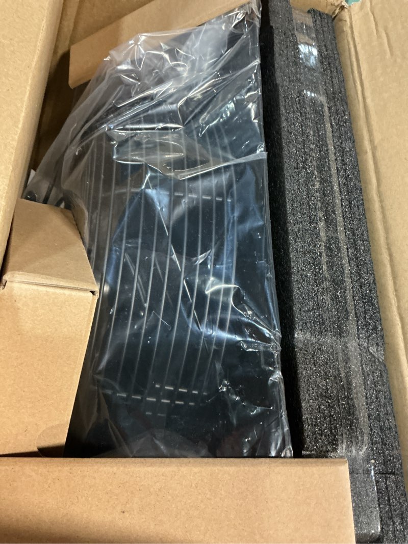 Condition photo showing Good Condition for HG Power 12 Inch Attic Fan with Thermostat, 971 CFM Shutter Exhaust Fan with Smart Temperature Humidity Controller, Wall Mounted Greenhouse Fan with EC Motor for Garage, Shed Ventilation, Black 12 Inch with Thermostat
