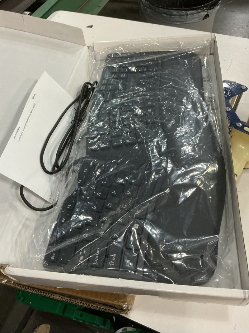 Condition photo showing Good Condition for kensington pro fit ergonomic wired keyboard- black (k75400us)