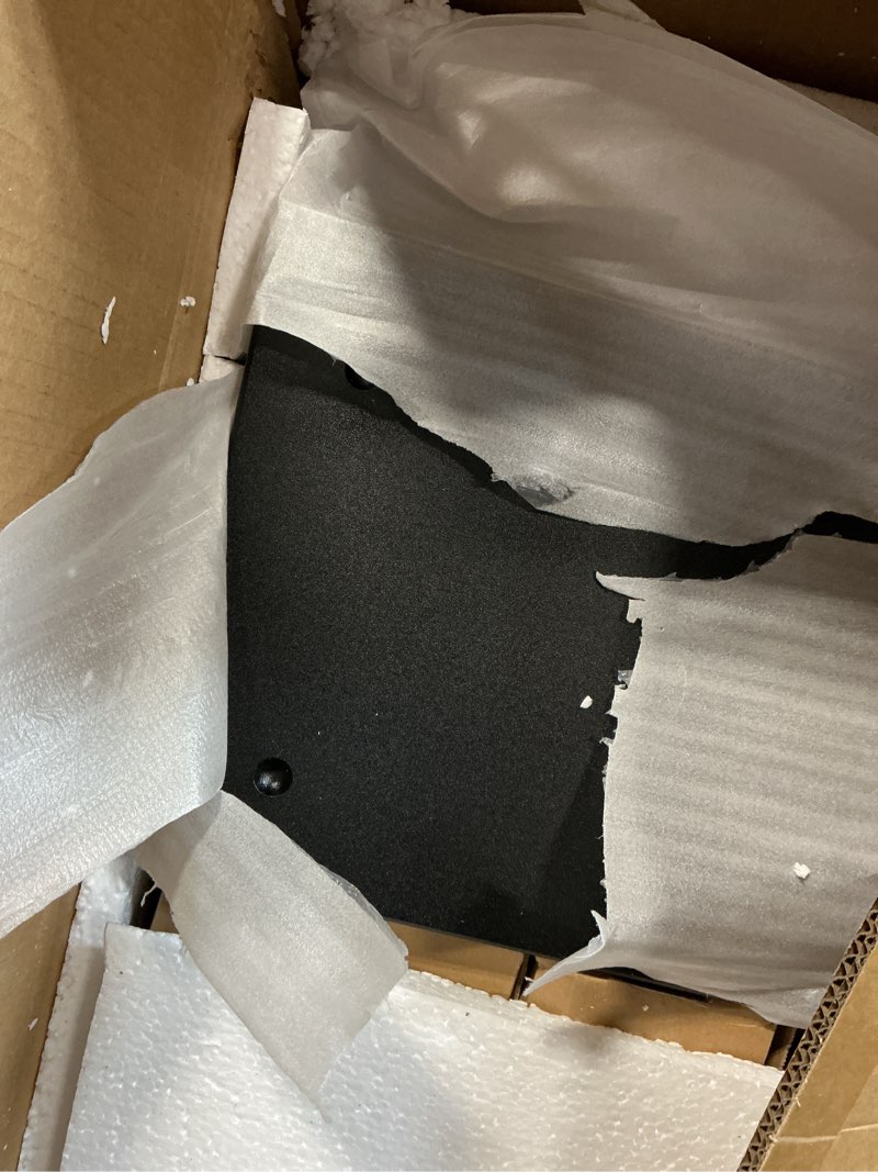 Condition photo showing As Is for Multiple Height Options Speaker Stand, Heavy Duty Speaker Stands Holds Bookshelf Speaker Satellite Speaker Large Speaker, Vibration-Absorbing MDF Design, Holds 88lbs Speaker (Black, 80cm/31.4in) black 31.4 in