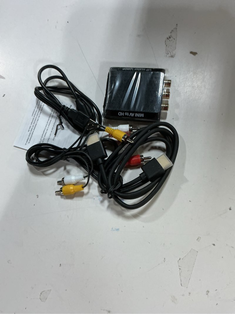 Condition photo showing Good Condition for WENTER RCA to HDMI Converter, 1080P AV to HDMI Converter, Mini Composite CVBS Audio Video Adapter Supports PAL/NTSC for VCR/VHS/Xbox/PS3/STB/N64/Wii/TV/PC/Blue-Ray DVD Players