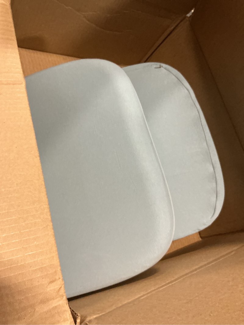 Condition photo showing As Is for Pregnancy Pillows for Sleeping, Upgraded Memory Foam Maternity Pillow, Pregnancy Wedge Pillow for Pregnant Women with Cooling Removable, Washable Cover, Support for Belly,Back (Blue)