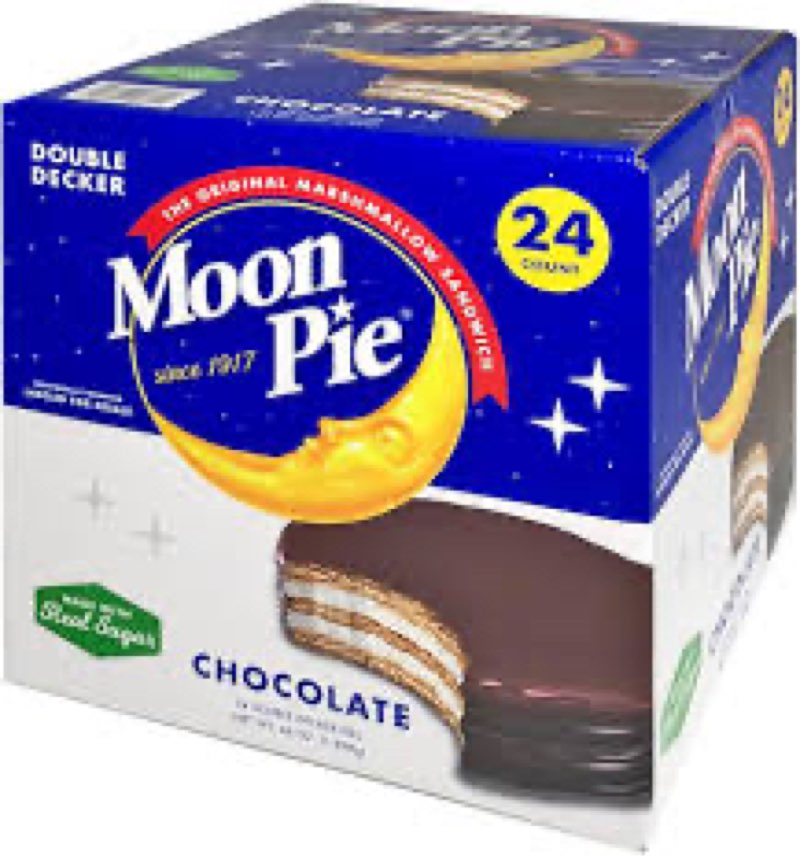( best by 08/30/25 ) MoonPie Chocolate Double Decker Pie, 2.75 oz., 24 ct.