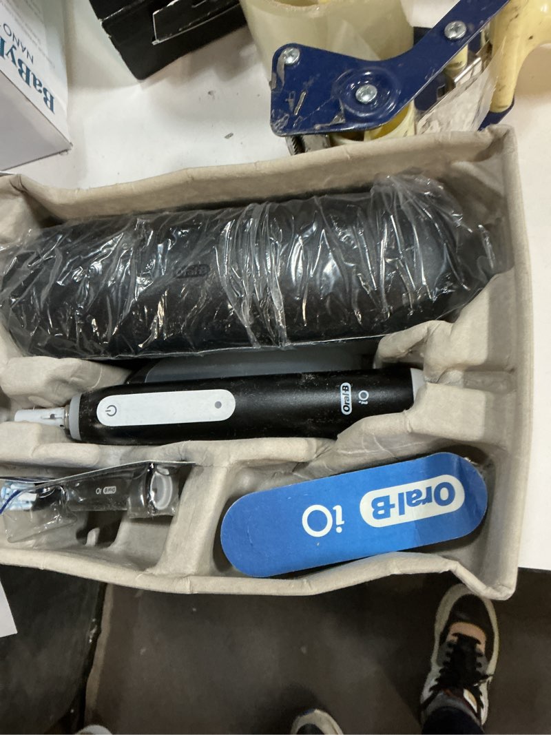 Condition photo showing item condition for Oral-B iO Deep Clean Rechargeable Electric Toothbrush, Black, iO Series 3 Limited, 2 Brush Heads, Travel Case, Pressure Sensor, 3 Cleaning Settings 1 Count (Pack of 1) Black