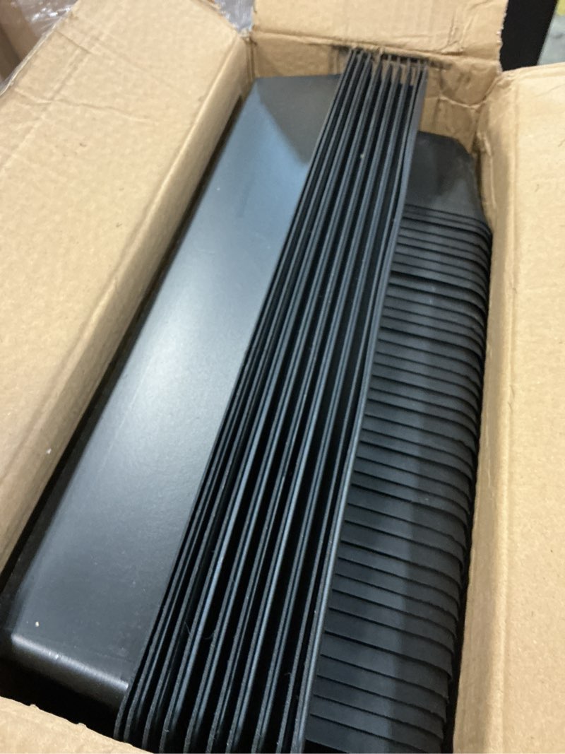 Condition photo showing Good Condition for rootrimmer 4 inch (10cm) square nursery pots 120pcs, sturdy seedlings trays 10 pcs, seeds starter germination tray, microgreening planter nursery propagation 10 sets 4" pots-120p + 16.2" x 13.2" x 2.6" trays-10p