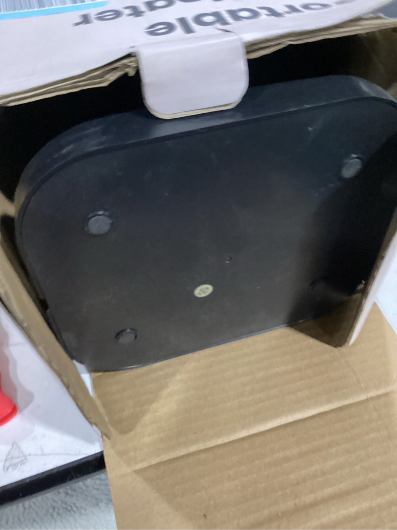 Condition photo showing As Is for Space Heaters for Indoor Use, 1500W PTC Ceramic Electric Heater with Thermostat, Room Temperature Display, 70° Oscillation, Remote Control, 12H Timer, Quiet Portable Heater for Office Bedroom