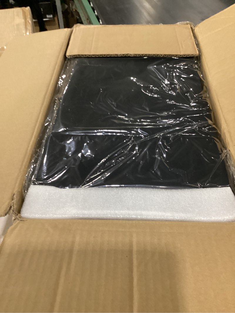 Condition photo showing New/Like New for rock stepper for exercise at home, rocking stepper side to side with resistance bands & digital display, 300 lbs capacity full body workout low-impact knee-friendly anti-slip side stepper glossy black