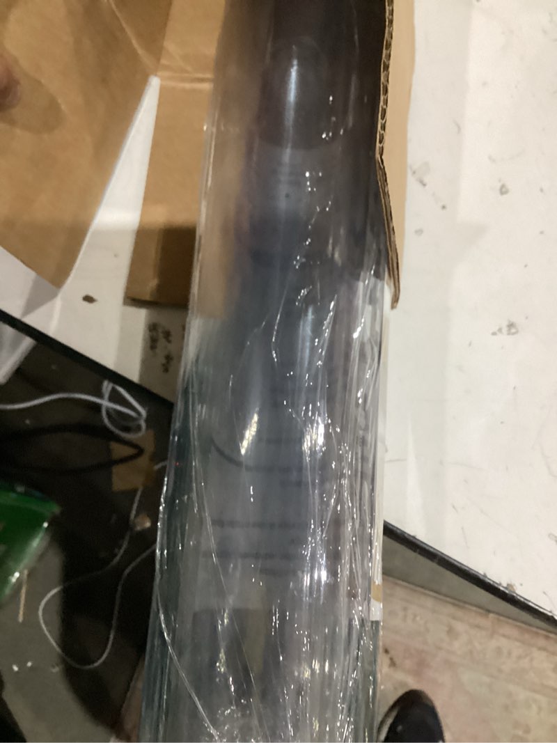 Condition photo showing Good Condition for clear table protector 40 x 78 inch, 1.5mm thick plastic table cover, waterproof pvc clear table cover protector, desk protector mat, writing desk pad for desktop, coffee & dining room table 40" x 78" (rectangular) crystal clear