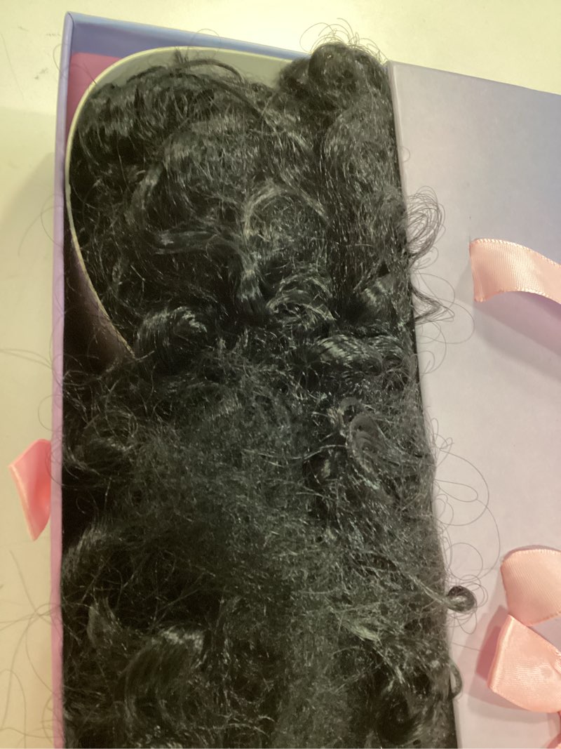 Condition photo showing As Is for 30 inch body wave full frontal black wigs for women 200% density 12a brazilian hair pre plucked with baby hair 28 inch