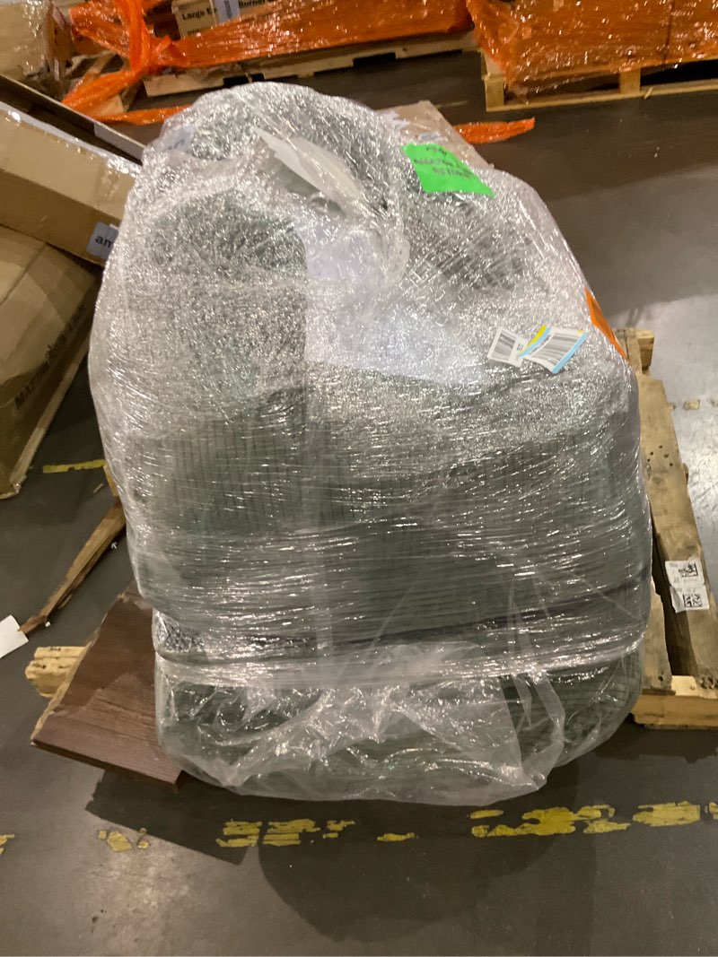 Condition photo showing As Is for MAXYOYO Folding Sofa Bed with Backrest, Boneless Fold Out Couch Bed with Handle, 2 in 1 Convertible Bean Bag Chair to Floor Sofa Lounger, Comfy Folding Couch for Bedroom & Living Room, Dark Green Large Dark Green