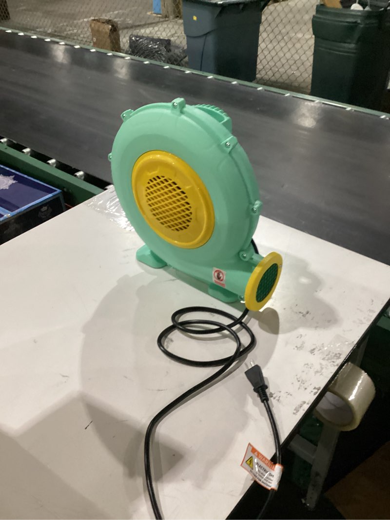 Condition photo showing Good Condition for costzon air blower, 480w bounce house blower, pump fan commercial inflatable bouncer blower, 1920pa air blower for inflatables, perfect for inflatable water slide, jumper, bouncy castle 480watt 0.6hp