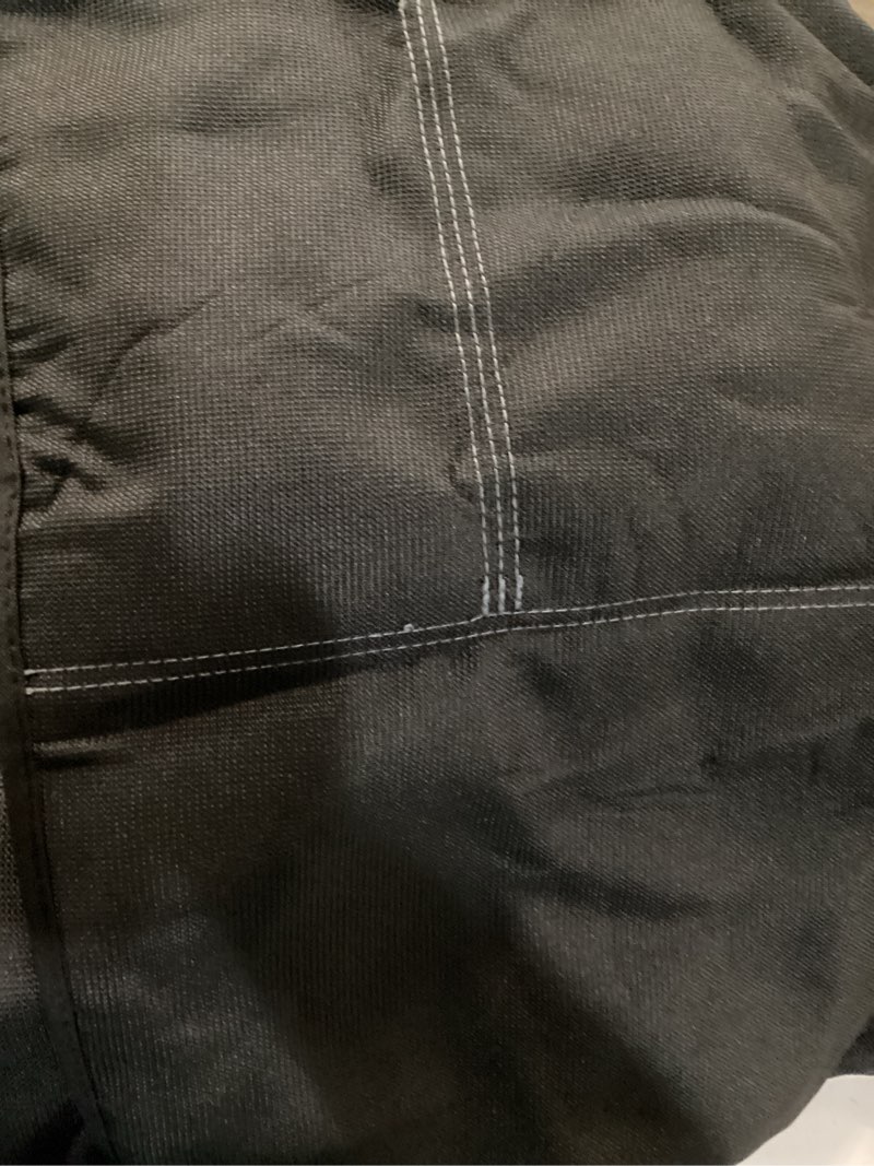 Condition photo showing As Is for ozark trail rear bench covers black, heavy duty