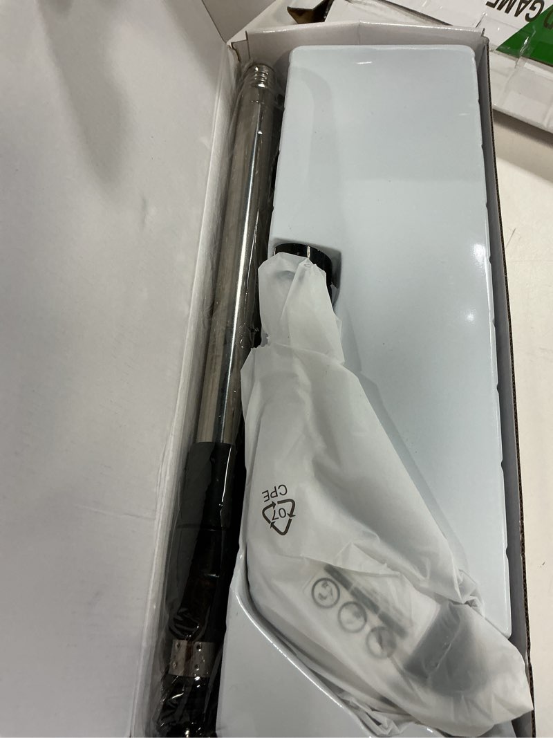 Condition photo showing Good Condition for Electric Spin Scrubber, Cordless Bathroom Tub Scrubber with Long Handle & 7 Replaceable Cleaning Heads, Extension as Short Handle, Portable Power Shower Brush Household Tools for Tile Floor White