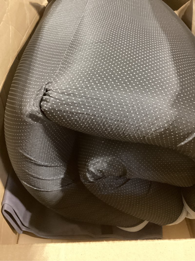 Condition photo showing Good Condition for Similar item, not exact. Tri-Fold Memory Foam Mattress Single - 4 Inch Portable Folding Mattress with Handle & Washable Cover, Floor Bed with Non-Slip Base, Space-Saving for Kids Room, Travel, Guest Bed, Yoga, RV, 75\"x25\"x4\" Single 4 Inch