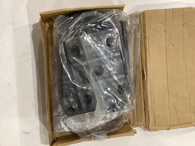 Condition photo showing As Is for trailer u bolt kit for 5200-7000lbs 3" round axle, heavy duty trailer axle u bolts 7" long, 1/2” diameter, 2” thread pitch by mcckle