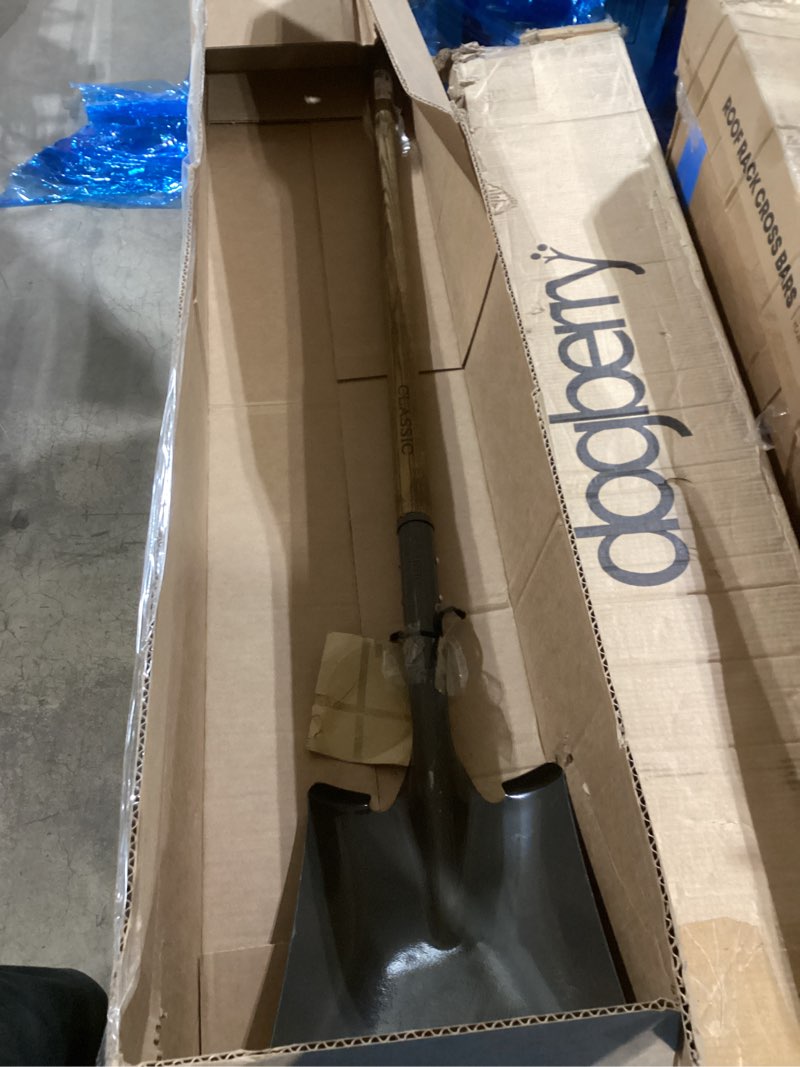 Condition photo showing As Is for Flexrake CLA201 Square Nose Shovel with Standard Square Point Head