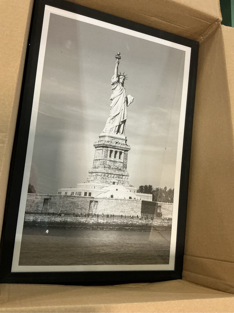 Condition photo showing Good Condition for ENJOYBASICS 12x18 Picture Frame, Display Poster 11x17 with Mat or 12 x 18 Without Mat, Wall Gallery Photo Frames, Black, 2 Pack Black 12x18