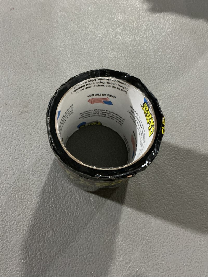 Condition photo showing As Is for flex tape rubberized waterproof tape - black