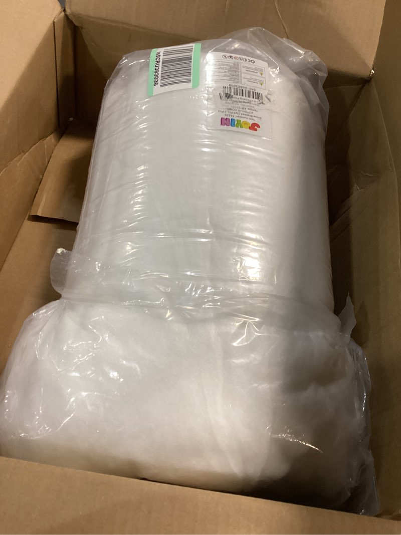 Condition photo showing Good Condition for JOYIN Christmas Snow Blanket Roll (3x8 Ft,3 Pcs) for Christmas Decorations, Village Displays, Under The Christmas Tree-Thick White Soft and Fake Snow Cover for Holiday Decor and Winter Displays