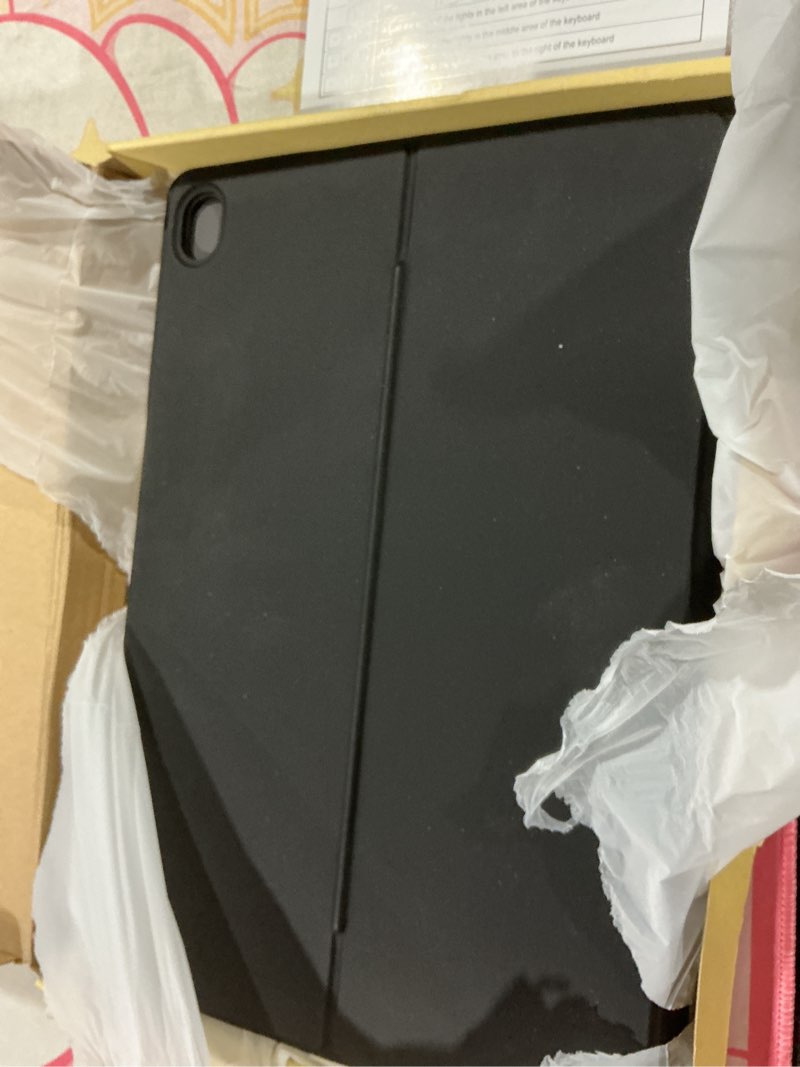 Condition photo showing Good Condition for for Galaxy Tab S10 FE+ 13.1 inch Keyboard Case - Folio Combo 7 Color Backlit Tablet Book Cover with Smart Touchpad - Galaxy Tab S10 FE Plus 13.1" 2025 Samsung Keyboard Case with Pen Holder Black