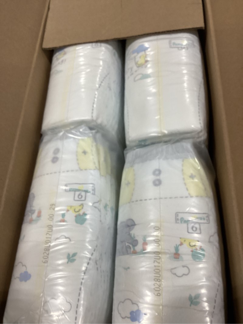 Condition photo showing New/Like New for Pampers Swaddlers Diapers, Size 6 (23-44 lbs), 108 Count, Absorbent, Keeps Baby Dry and Comfortable, Skin Safe Disposable Baby Diaper (Packaging May Vary) Size 6 108