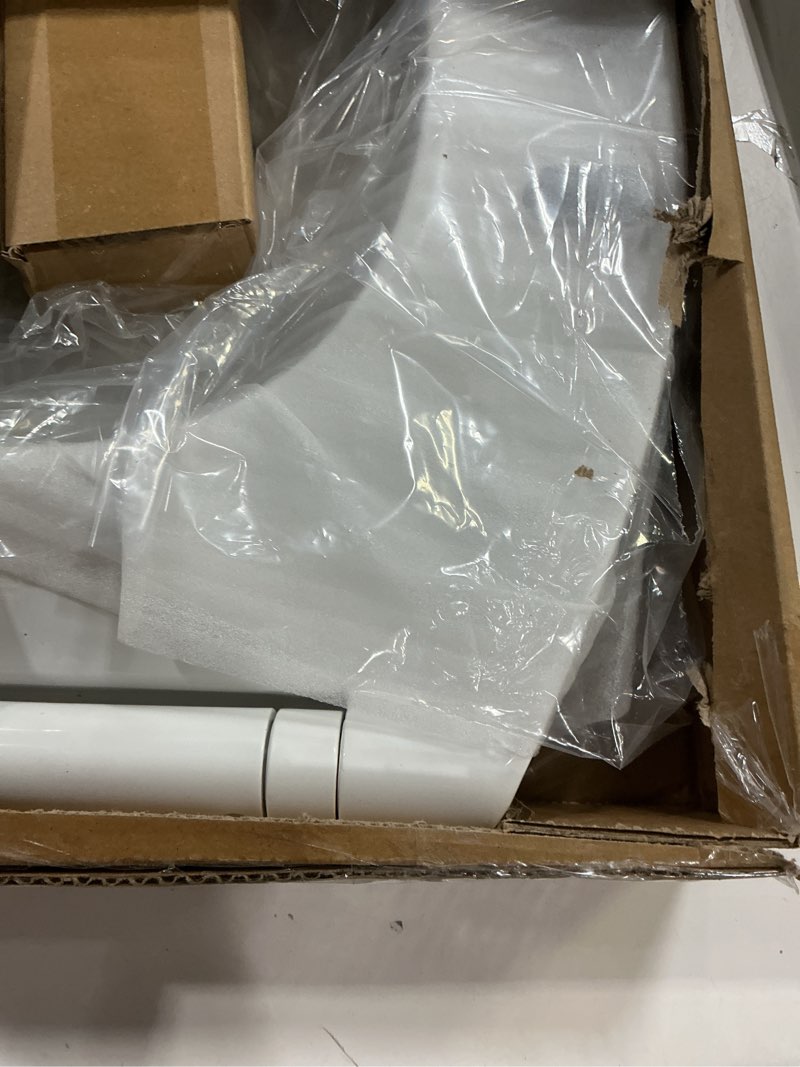 Condition photo showing Good Condition for Hibbent Premium Elongated Toilet Seat with Cover(Oval) Quiet Close, One-Click to Quick Release, Easy Installation Never Loosen Hinge, Slow Close Toilet Seat and Cover, Easy Cleaning-White Color 18.5'' Elongated