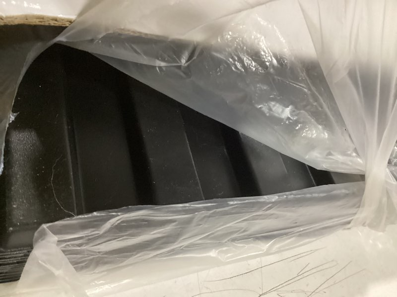 Condition photo showing Good Condition for Art3d Slat Wall Panel, 3D Fluted Textured Panel 12-Tile 19.7 x 19.7in. - Cover 32 Sq.Ft., Black 19.7 x 19.7in. Square - Black 12