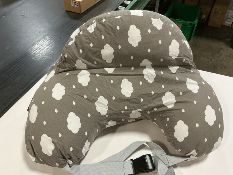 Condition photo showing As Is for momcozy original nursing pillow for breastfeeding-pioneering safety fence- wider feeding pillows for more support for mom & baby- easier nursing & hand free- fit for all, removable cotton cover grey