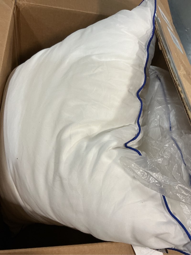 Condition photo showing Good Condition for 20x20 Pillow Inserts Set of 2 – Firm Hypoallergenic Square Pillow Inserts, Oeko-TEX Certified Virgin Fiber Filling, Machine Washable 20x20 Inch (Set of 2)