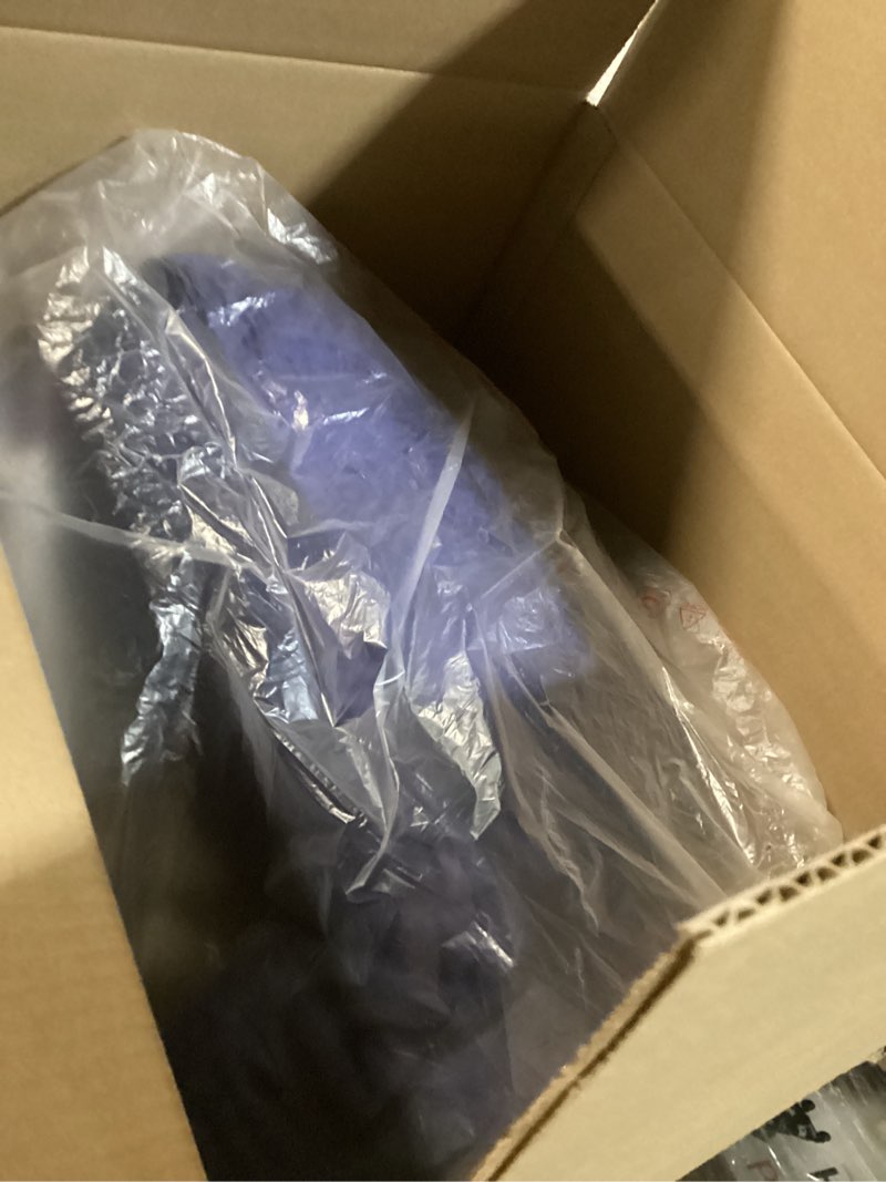 Condition photo showing Good Condition for Nestl Reading Pillow with Shredded Memory Foam, Designed for Sitting Up in Bed and Couch, Back and Arms Adjustable Support for Adult & Teens Backrest Pillows for Reading, with Washable Cover Navy Blue Standard 18" 18 - Navy Blue