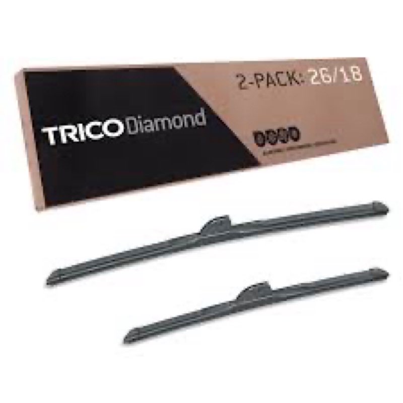 TRICO Diamond™ (25-2618) 26 Inch & 18 inch pack of 2 High Performance Automotive Replacement Windshi