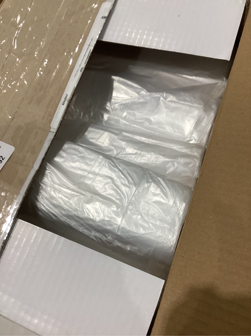 Condition photo showing Good Condition for typlastics 40-45 gallon clear trash can liners - 40" x 48" – high density garbage bags - case of 250 – multipurpose for office, outdoor, recycling, industrial and commercial