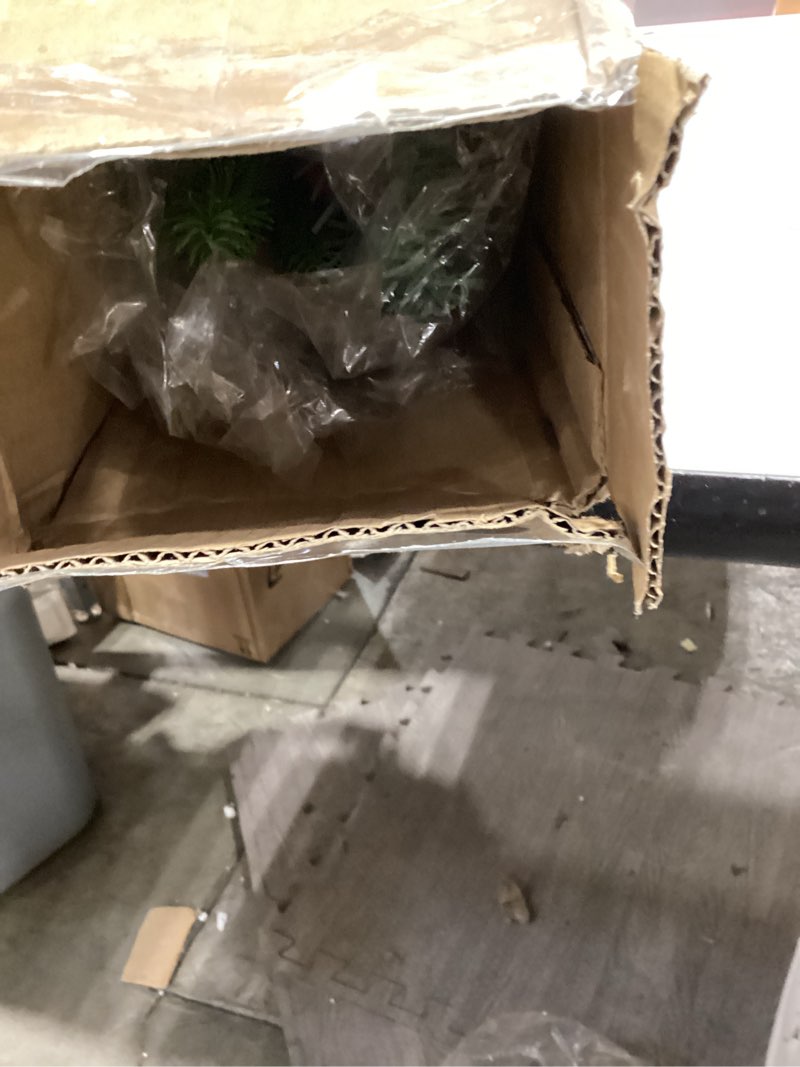 Yungyan Christmas Tabletop Centerpiece 30 Inch, Includes 5 Candle Holders Without Candle, Norfolk Br