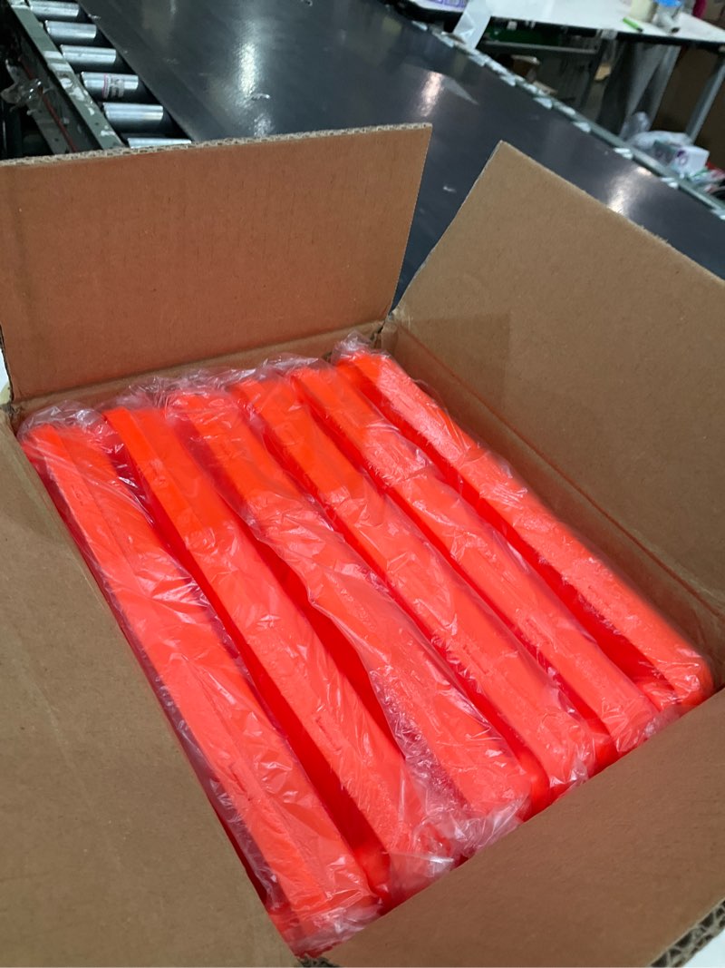 Condition photo showing New/Like New for RoadHero 18 Inch 6 Pack Collapsible Traffic Safety Cones, Multi Purpose Pop-up Cones with Reflective Collar for Road Safety, Orange Cones for Driving Training, Parking Lots