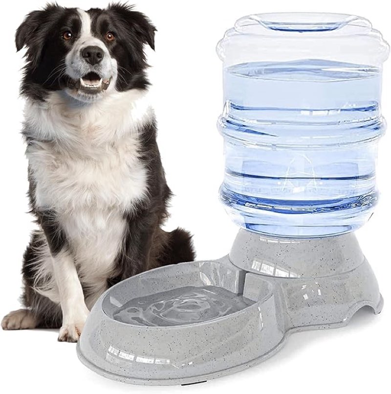 Pet Water Dispenser Station for Large Dogs and Cats,3 Gallon/11L Gravity Automatic Feeder, Cat Dog W
