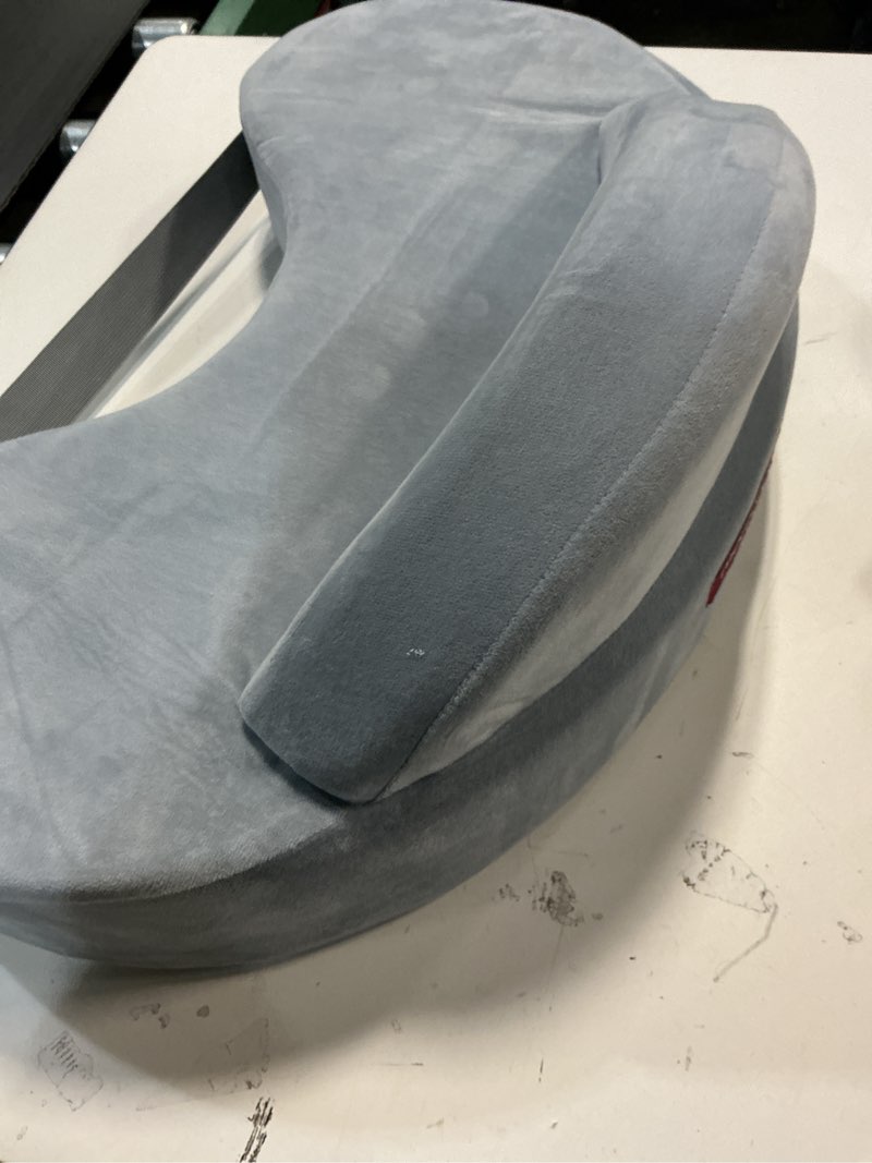 Condition photo showing Good Condition for Momcozy Innovative Safety Guard Nursing Pillow - Firm & Springy Memory Foam - Stable, Ergonomic Support & Comfort - Wider Breastfeeding Cushion, Adjustable, Removable Cover, Baby Safety Certified Grey ( Premium Memory Foam ) CozyLite