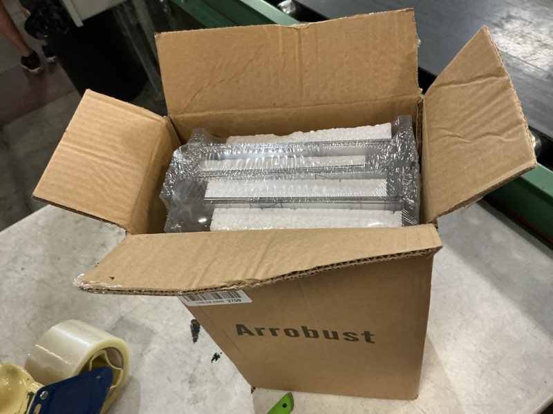 Condition photo showing Good Condition for acrylic sign holder 4x6, 20 pack clear table vertical double sided table menu display, plastic desktop picture frames stand acrylic paper holder tabletop sign holder for wedding office show fair
