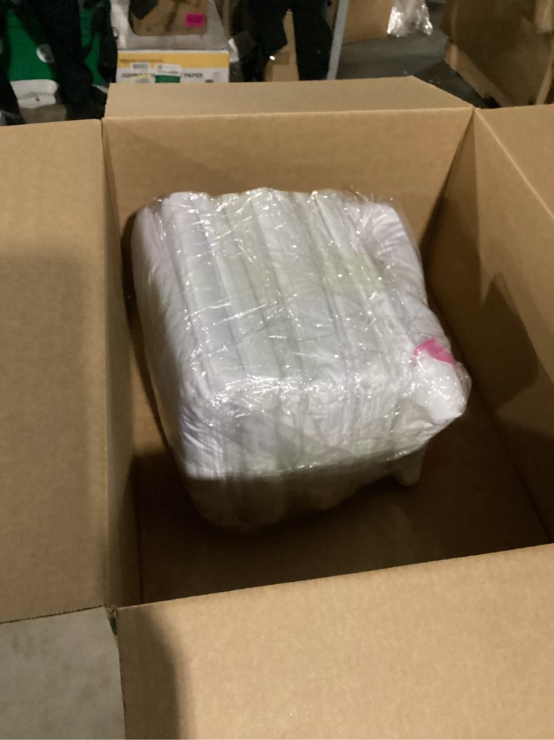 Condition photo showing Good Condition for 8 packs white round tablecloths, 120 inch stain resistant and wrinkle polyester fabric washable table clothes cover for kitchen dining, wedding, reception banquet, birthday party, buffet restaurant 8 pack 120 inch round